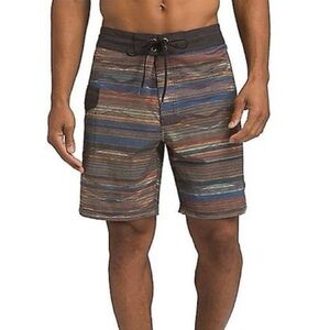 Prana Sander Striped Boardshort